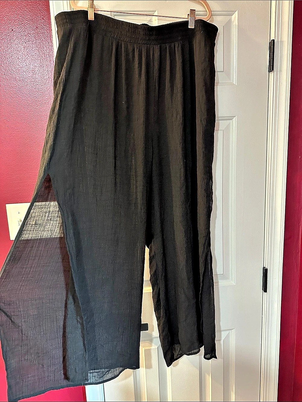Torrid Wide Leg Gauze Swim Coverup Pant Size 2